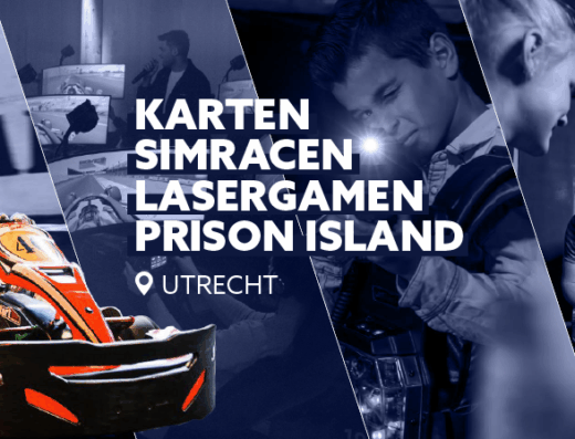 Kartfabrique – Karten, Lasergamen, Simracen, Prison Island en Food & Drinks